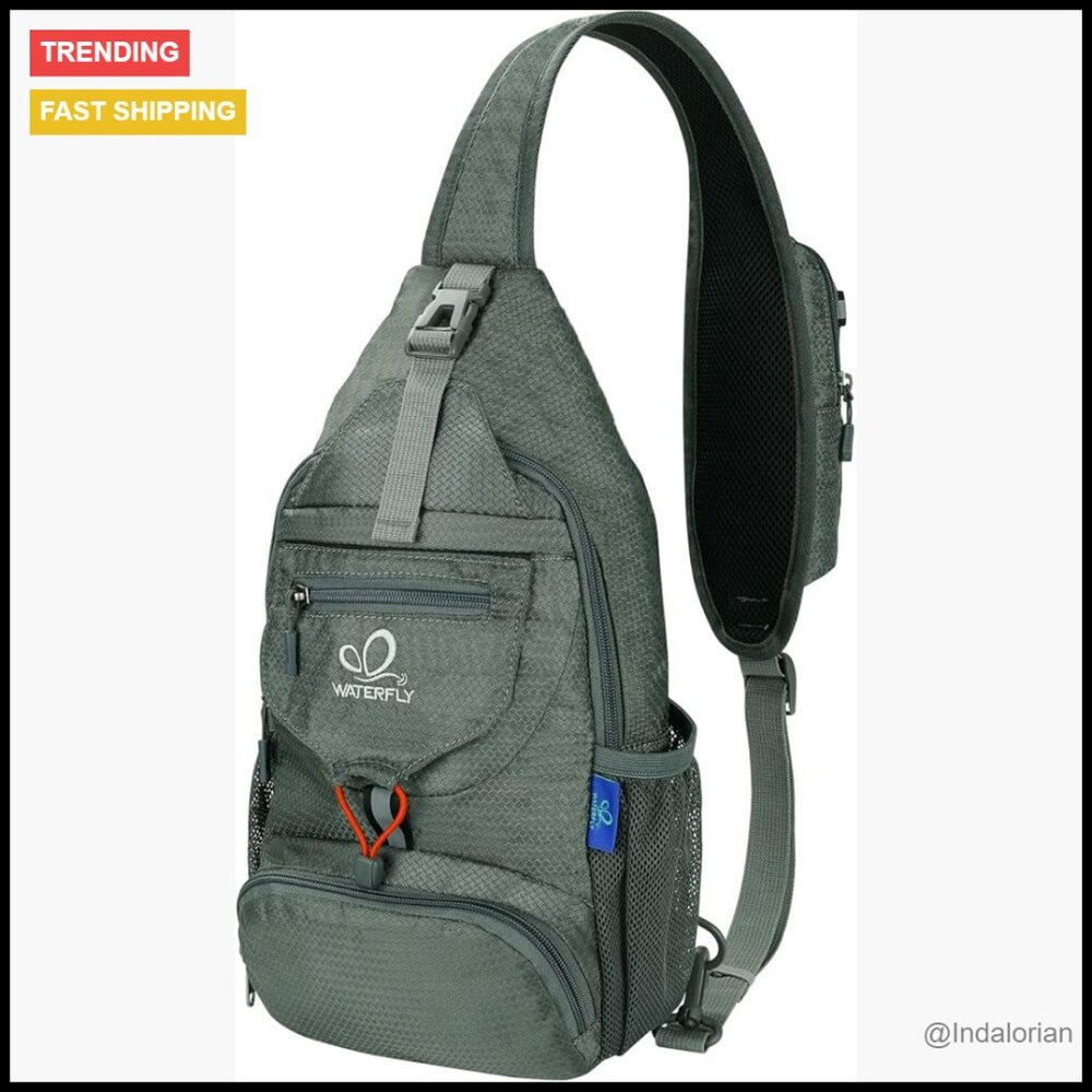 Packable Sling Backpack Daypack Adjustable Water-… - image 1